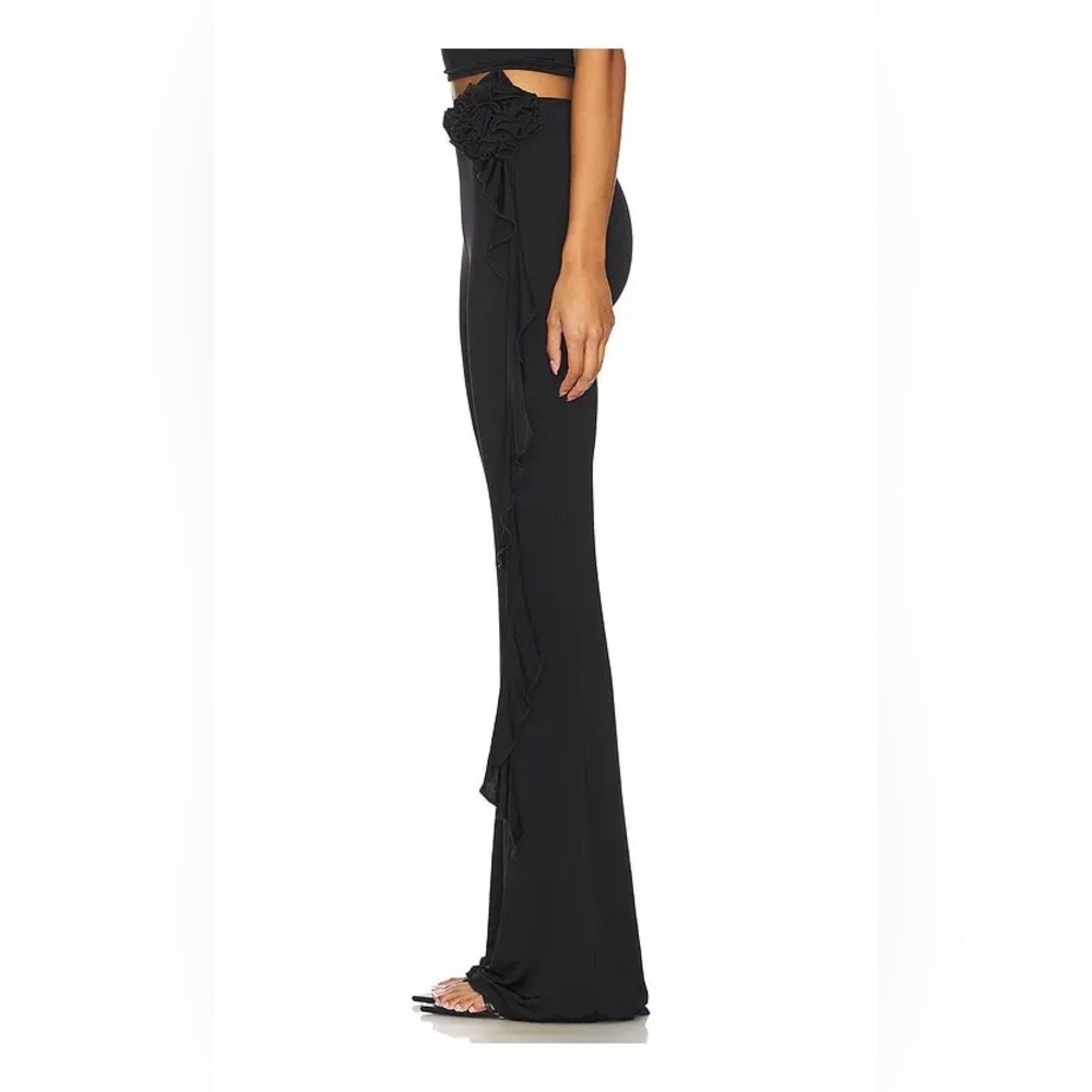 Black Pant & Cami Set with Flower - Picture 5 of 6